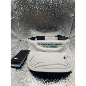 Nike Golf Sports Dri-Fit Swoosh Adjustable Visor Hat NEW NWT Golf Outing
